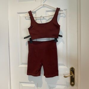 MARITIME WOMEN brown workout set